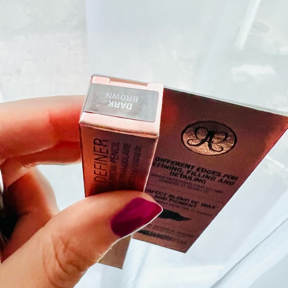 5 for 25⚡️Anastasia Dark Brown Brow Definer Triangle Tip Eyebrow Pencil .1g - Picture 5 of 5